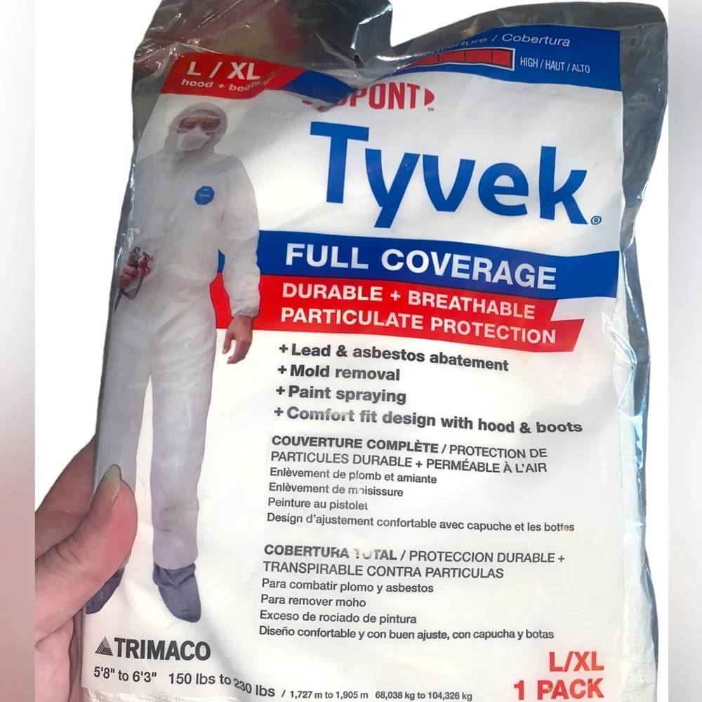 DuPont tyvex suit large/X-Large